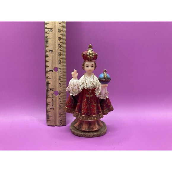 Infant of Prague Santo Nino Doll Statue - Picture 5 of 6